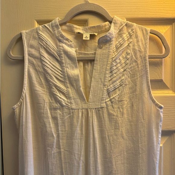 Banana Republic White Boho Tiered Maxi Dress• Medium - Picture 3 of 5